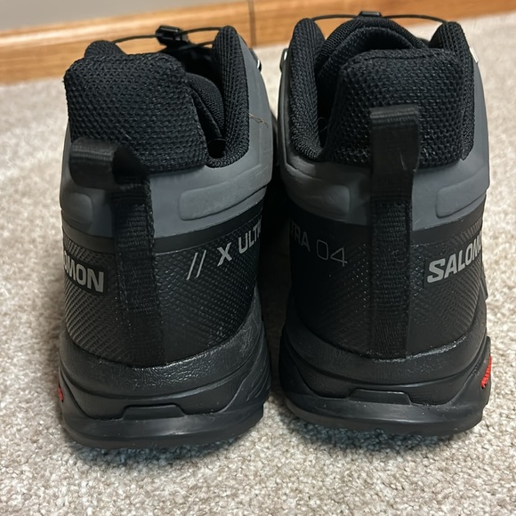 SALOMON X Ultra 4 GTX Hiking/Running Shoes, Black/Magnet, Size 12, Style 413851 - Picture 6 of 15